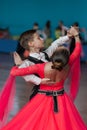 Novikov Yaroslav and Murza Alina Perform Juvenile-1 Standard Program Royalty Free Stock Photo